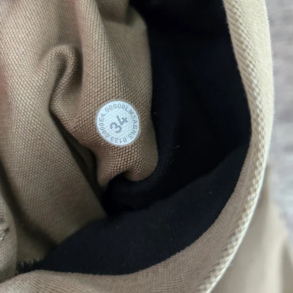 Lululemon ABC Pant Slim Men's Casual Dress Pants Utilitech 32" Khaki Tan Size 34 - Picture 6 of 8